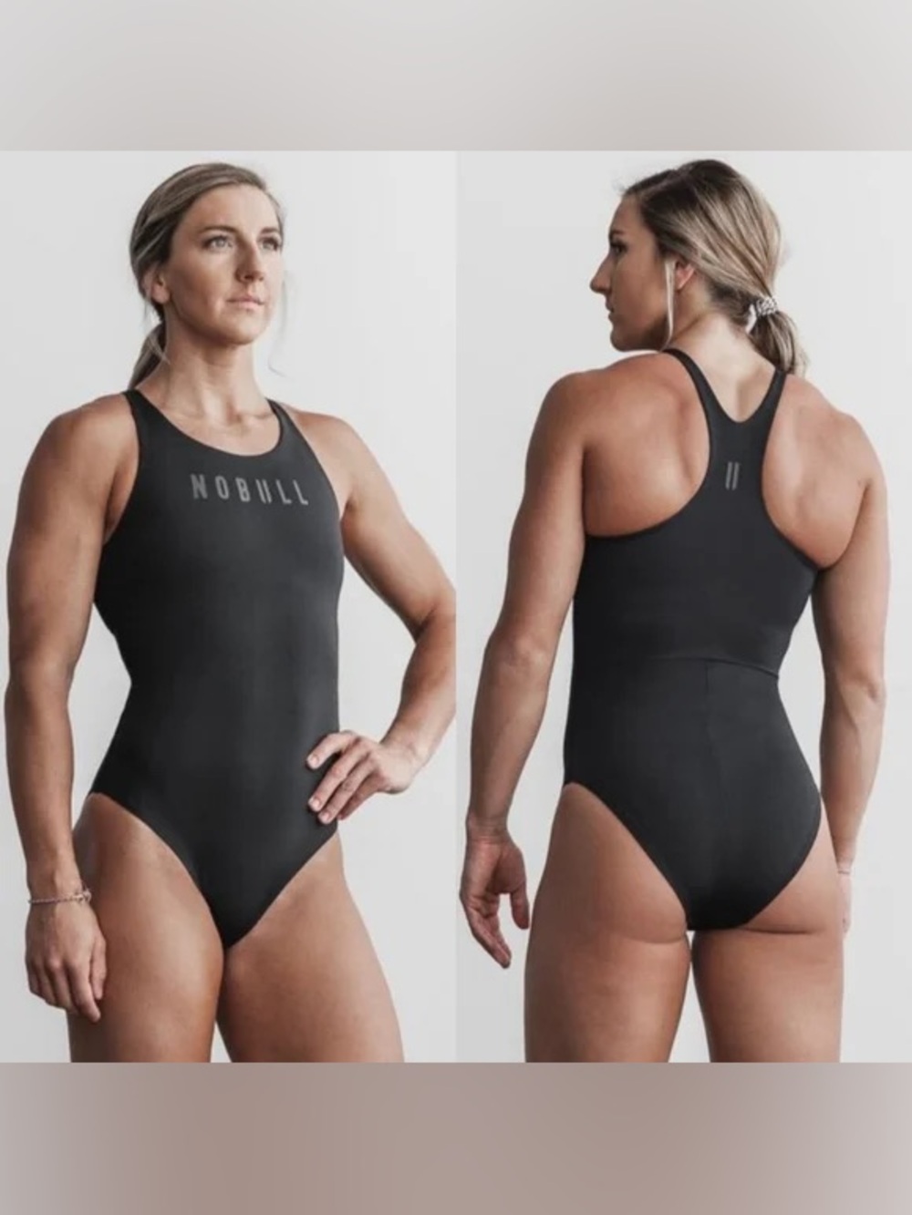 NOBULL Black One-Piece Women's Swim Suit